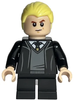 Draco Malfoy - Hogwarts Robe, Black Tie, Suspicious