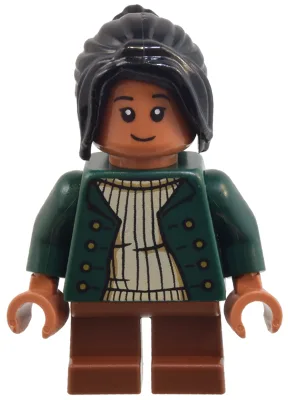 Padma Patil - Dark Green Jacket, Reddish Brown Short Legs
