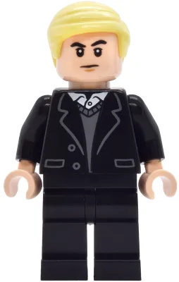 Draco Malfoy - Black Suit, Dark Bluish Gray Sweater