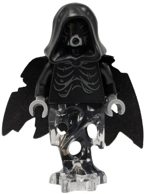 Dementor – Schwarz mit schwarzem Umhang, Kopf mit Augenlöchern