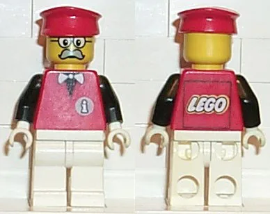 Infomaniac, LEGO-logo op de achterkant