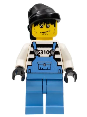Xtreme Stunts Brickster Handlanger met Middelblauwe Overalls #2