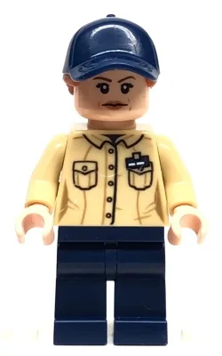Park Worker - Female, Tan Shirt, Dark Blue Legs and Cap