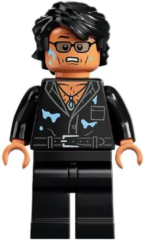 Dr. Ian Malcolm - Partially Open Shirt with Pocket and Water Stains