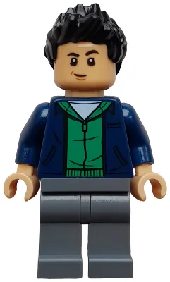 Kenji Kon - Dark Blue Jacket over Green Hoodie