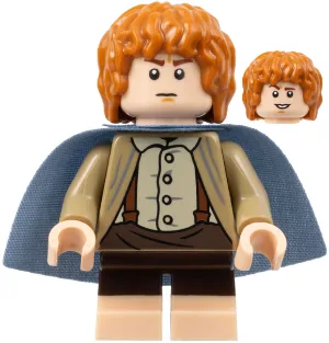 Samwise Gamgee (Sam) - Dark Tan Jacket, Sand Blue Cape