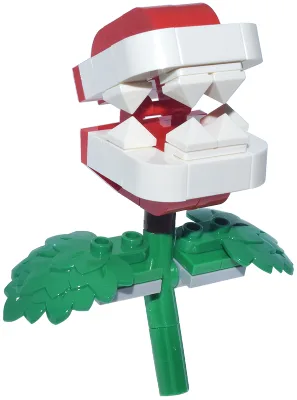Piranha-plant - Stengel en grote bladeren
