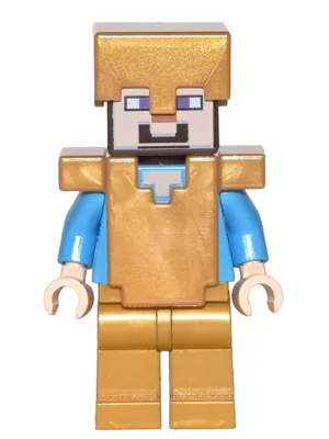 Steve (Light Nougat) - Pearl Gold Legs, Helmet and Armor