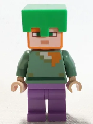Alex - Medium Lavender Legs, Bright Green Helmet