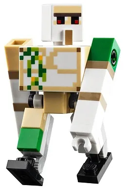 Iron Golem - Brick and Pin Arm Attachments, Black Feet