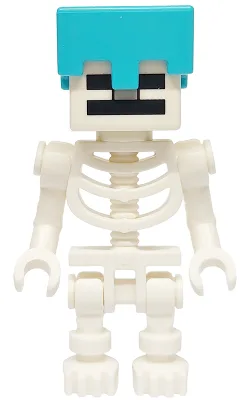 Skeleton, Minecraft - Medium Azure Helmet