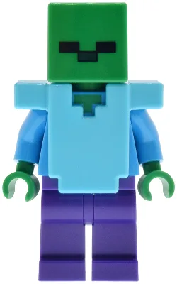 Zombie - Dark Purple Legs, Medium Azure Armor