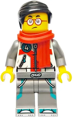 Mr. Tang - White Jacket, Flat Silver Legs