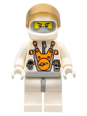 Mars-Mission-Astronaut mit Helm und Sturmhaube