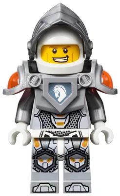 Lance Richmond - Flat Silver Visor and Armor