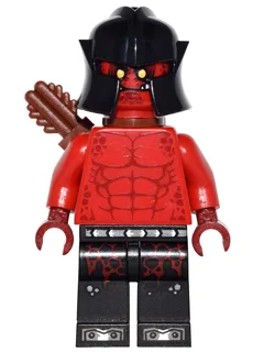 Crust Smasher - Bare Chest, Black Legs, Reddish Brown Quiver