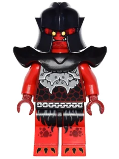 Crust Smasher - Armored Chest, Red Legs, Black Shoulder Pads Armor