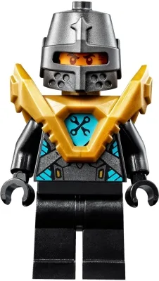 Robin Underwood - Pearl Dark Gray Helmet, Black Legs, Pearl Gold Armor