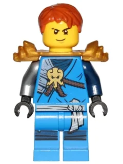 Jay (Honor Robe) - Day of the Departed, Hair, Pearl Gold Shoulder Armor