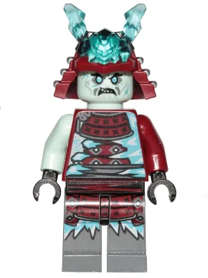 Blizzard Samurai - Ninja Helmet with Trans-Light Blue Horns
