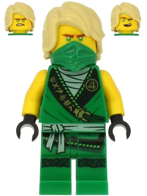 Lloyd - Legacy, Rebooted, Ninjago Logogram 'MASTER' on Torso