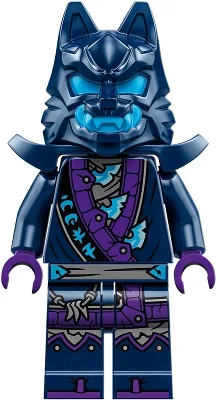 Wolf Mask Warrior / Wolf Mask Claw Warrior - Dark Blue and Dark Azure Mask, Shoulder Armor