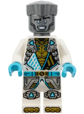 Zane - Dragons Rising, Tunic with Shoulder Armor, Hair, Smile
