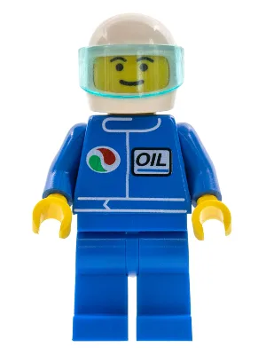 Octan - Blue Oil, Blue Legs, White Helmet, Trans-Light Blue Visor