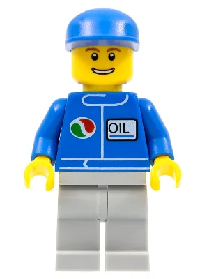 Octan – Blaues Öl, hellblaugraue Beine, blauer Deckel