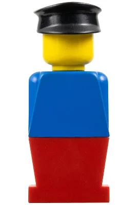 LEGOLAND - Blauwe romp, rode benen, zwarte hoed