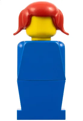 LEGOLAND – Blauer Oberkörper, blaue Beine, rote Zöpfe
