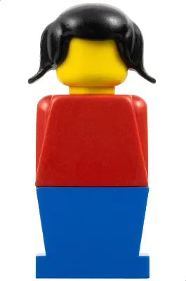 LEGOLAND – Roter Oberkörper, blaue Beine, schwarze Zöpfe