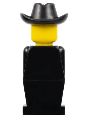 LEGOLAND - Black Torso, Black Legs, Black Cowboy Hat