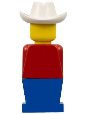 LEGOLAND - Red Torso, Blue Legs, White Cowboy Hat