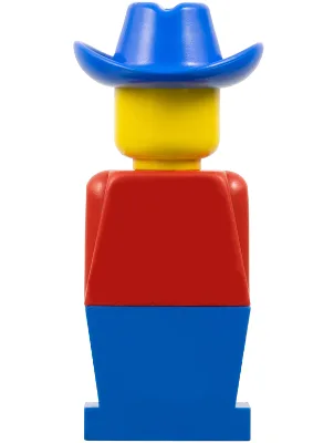 LEGOLAND - Red Torso, Blue Legs, Blue Cowboy Hat