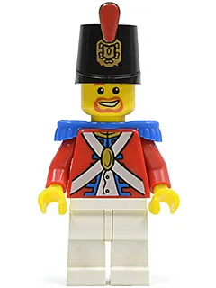 Imperial Soldier II - Shako Hat Printed, Brown Beard