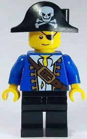 Veste bleue de pirate