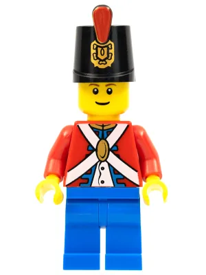 Imperialer Soldat II – Bedruckter Tschako-Hut, blaue Beine, männlich, rotbraune Augenbrauen