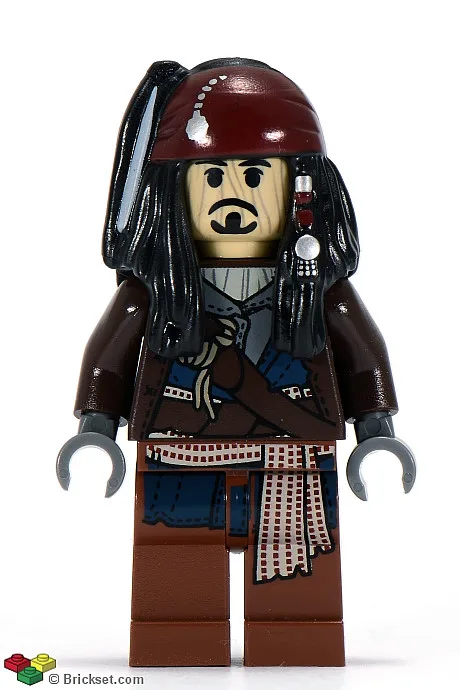 Capitaine Jack Sparrow - Visage vaudou