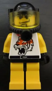Race - Coureur, Gele Tijger, Onderwaterhelm