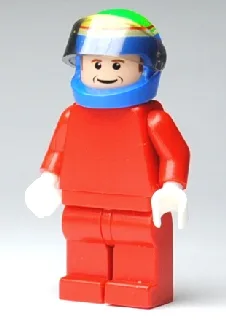 F1 Ferrari – F. Massa mit blau bedrucktem Helm – ohne Aufkleber auf dem Oberkörper