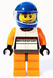 Porsche 911 GT Driver - Blue Helmet