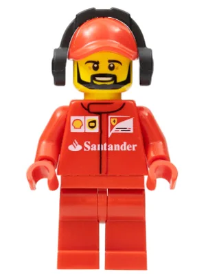 Scuderia Ferrari Team Crew Member - Male, Beard
