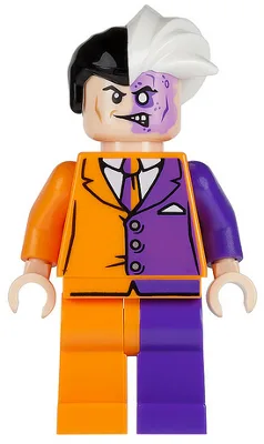 Two-Face – Oranger und violetter Anzug