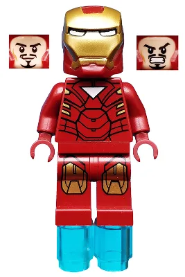 Iron Man - Mark 6-pantser, klein helmvizier, voetrepulsors