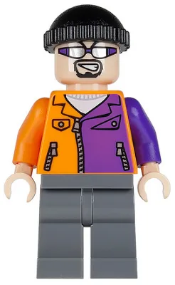 Two-Faces Handlanger, orange und lila - Sonnenbrille