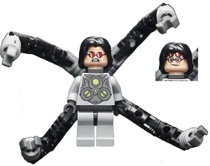 Docteur Octopus (Otto Octavius) / Doc Ock - Costume gris clair bleuté, bras mécaniques