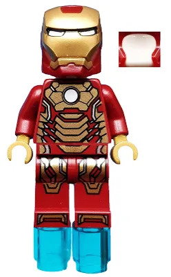 Iron Man – Mark 42 Rüstung, weißer Kopf, Fußrepulsoren