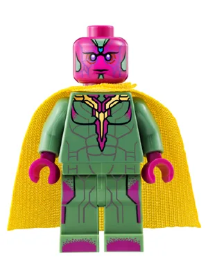 Vision - Sand Green, Dark Azure Spot on Forehead