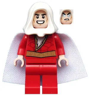 Shazam - White Hood, Spongy Cape